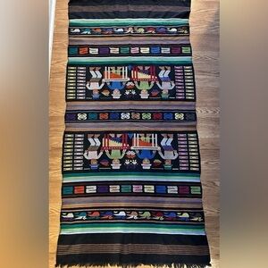 Handwoven Vintage Guatamalan  Tapestry